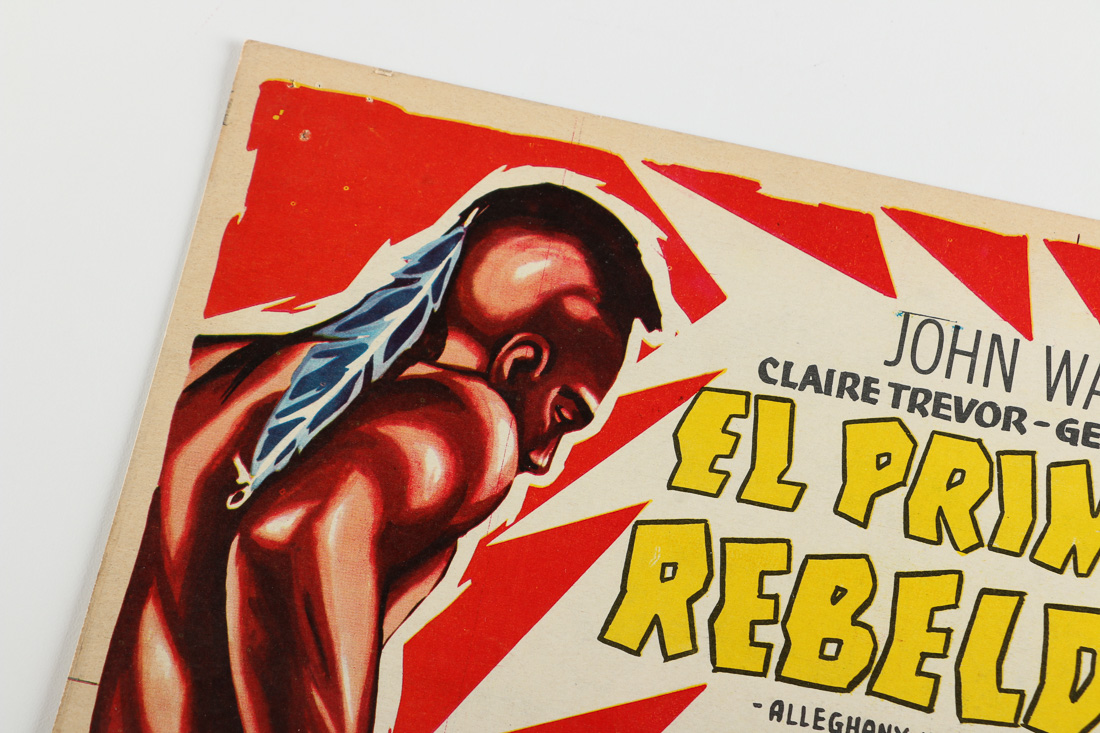 Collection of Vintage Spanish Western Movie Lobby Cards