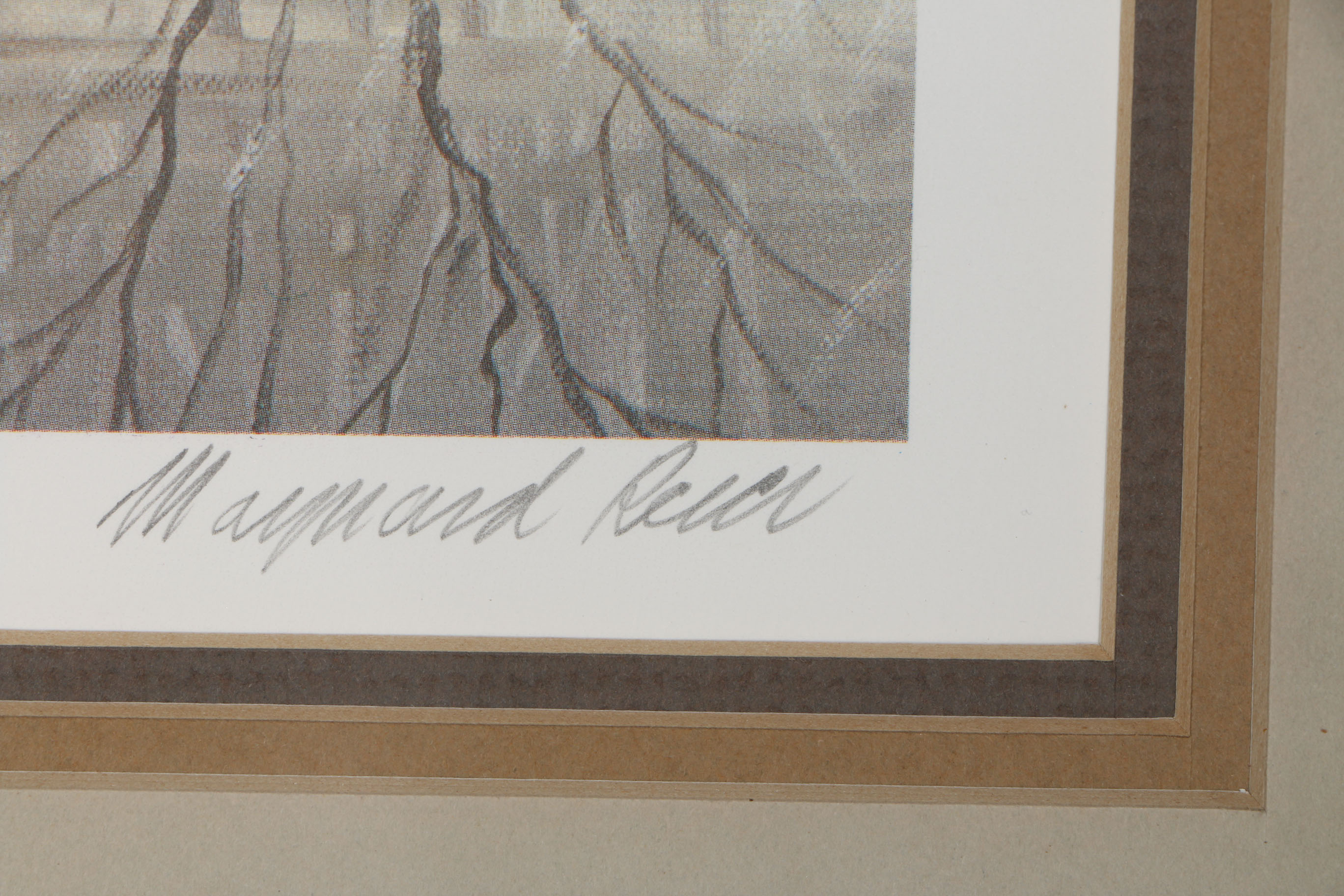 Maynard Reece Signed Limited Edition Offset Lithograph "The Snowstorm Mallards"