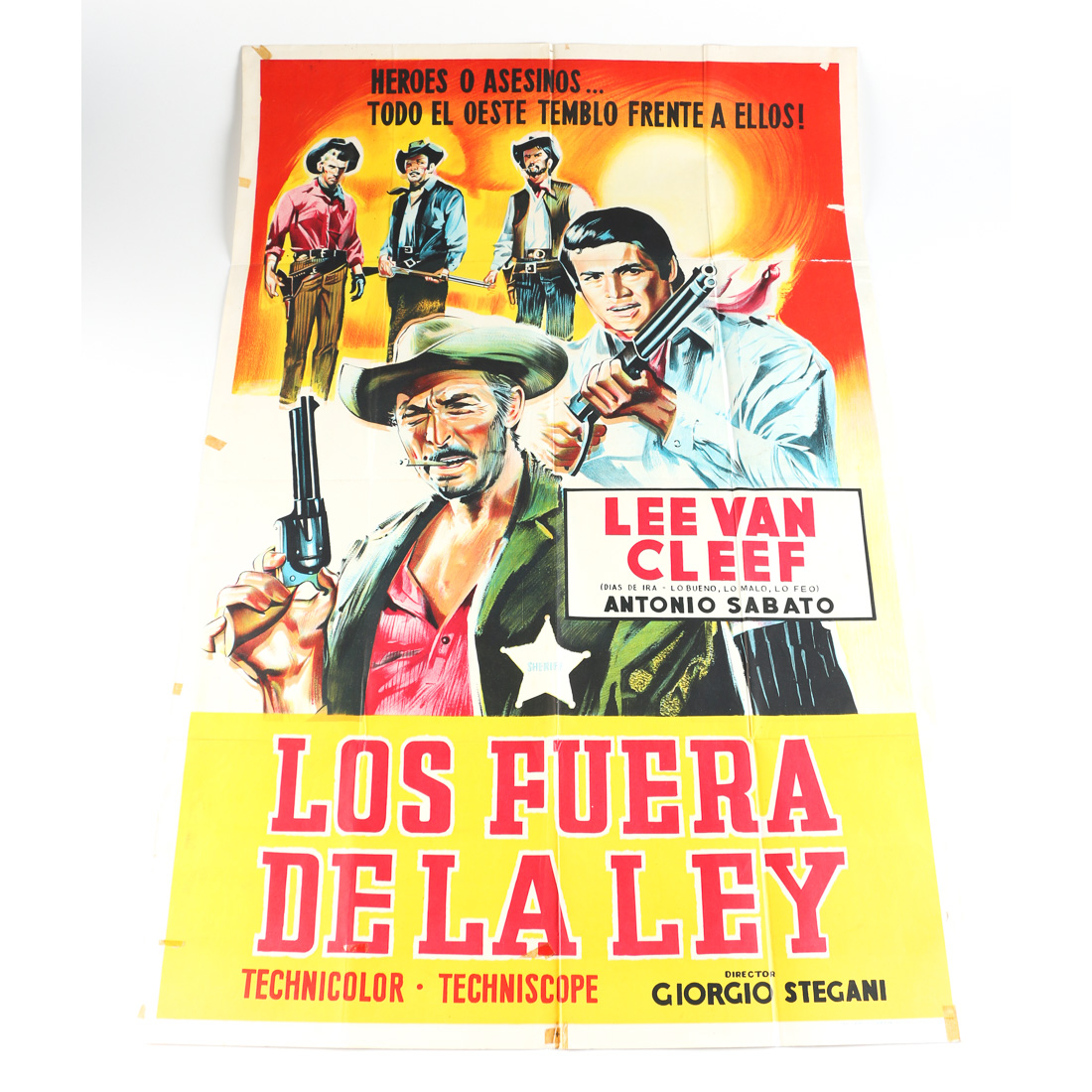 Vintage Spanish Poster "Los Fuera de la Ley"