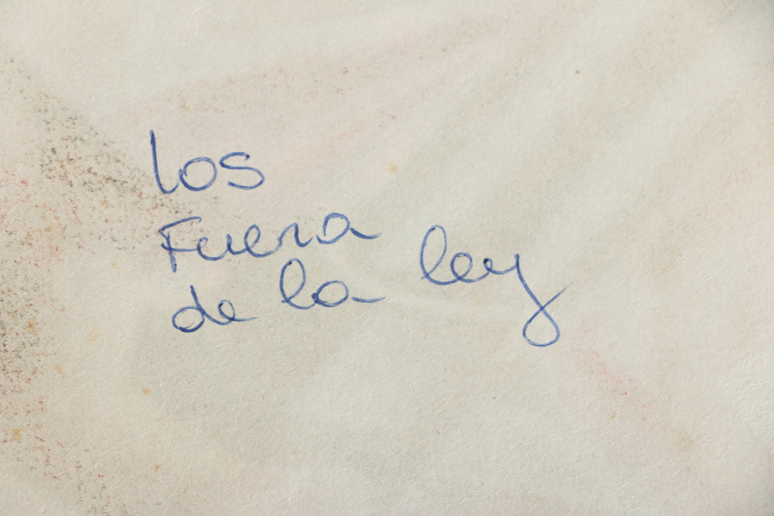 Vintage Spanish Poster "Los Fuera de la Ley"