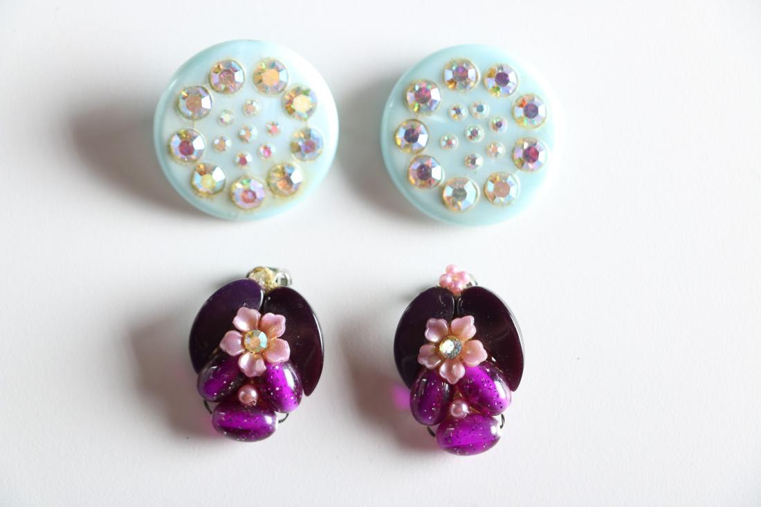 Collection Of Costume Jewelry Earrings