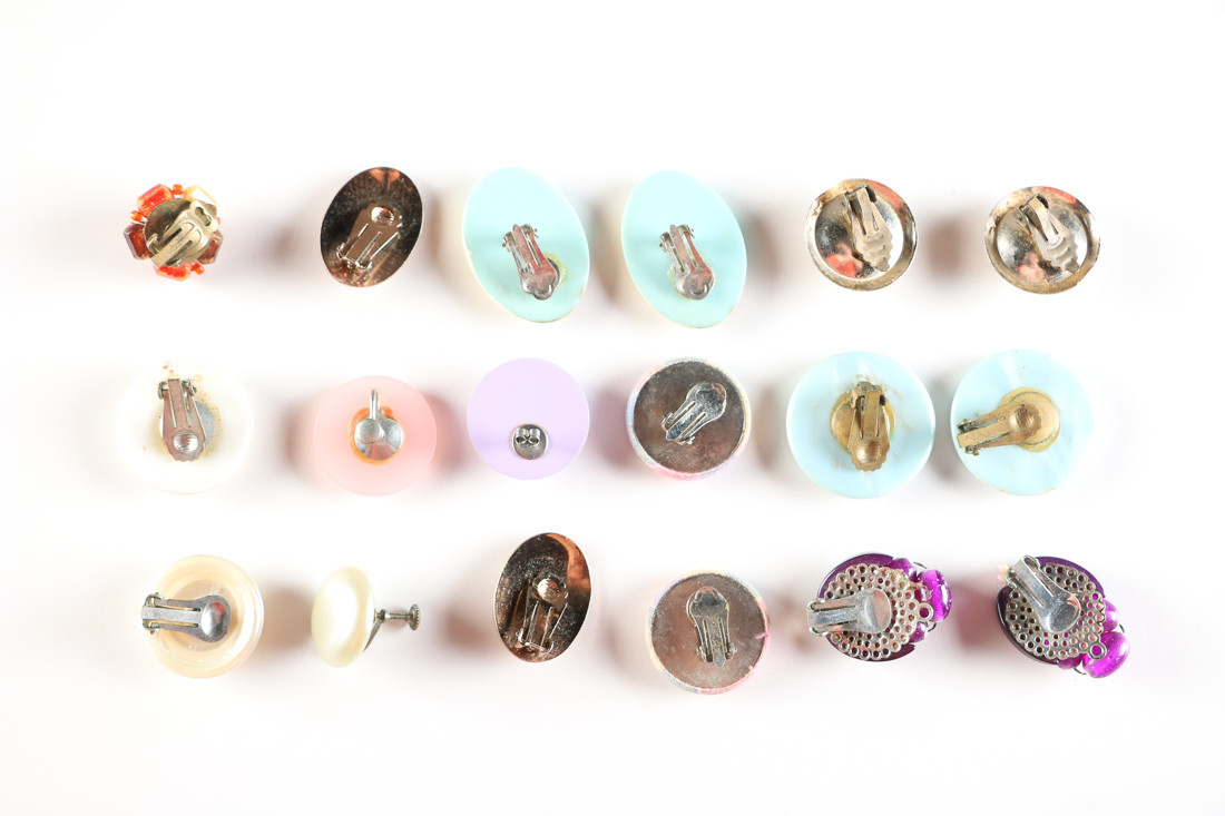 Collection Of Costume Jewelry Earrings