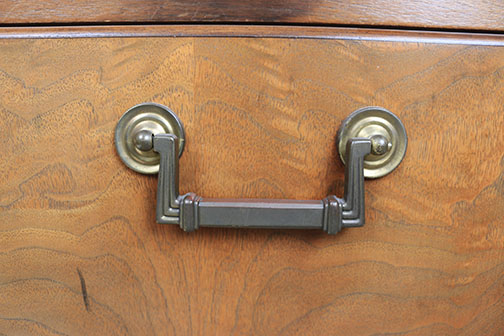 Kimball Furniture Red Oak Filing Cabinet and Bookshelf