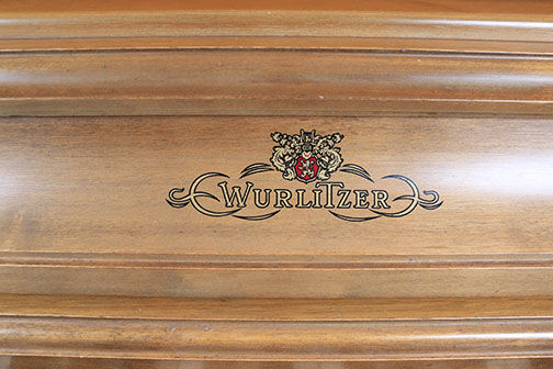 Vintage Wurlitzer Console Piano With Bench