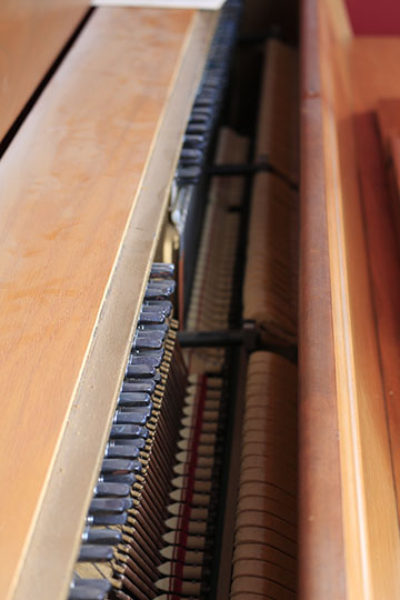 Vintage Wurlitzer Console Piano With Bench