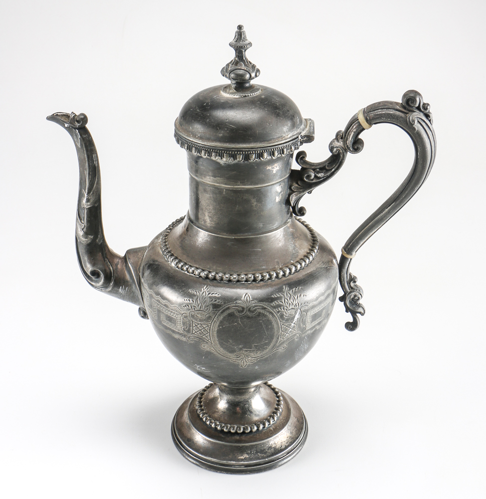 Four 1861 Silver Plate Ovington Brothers Vessels