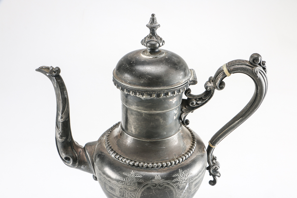 Four 1861 Silver Plate Ovington Brothers Vessels