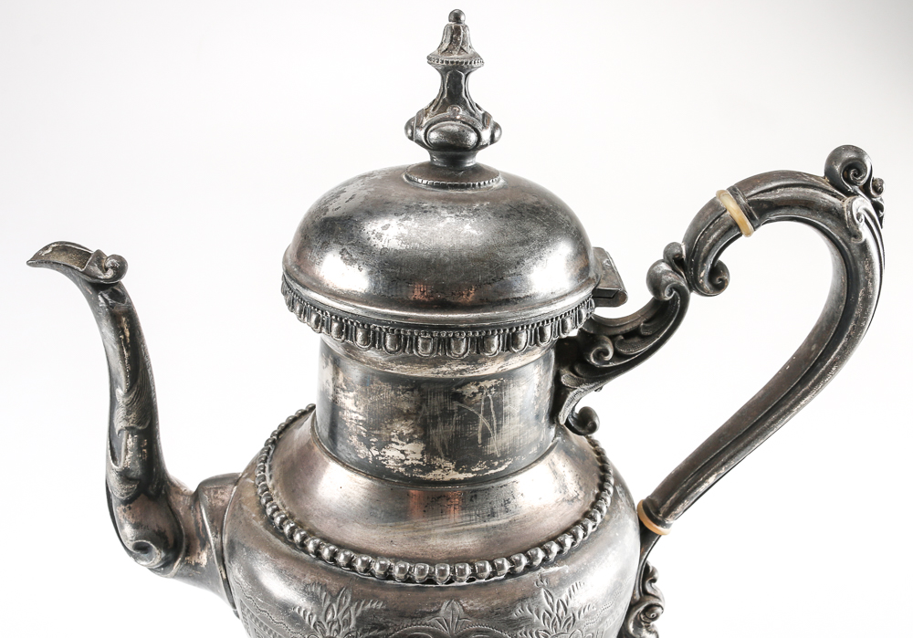 Four 1861 Silver Plate Ovington Brothers Vessels