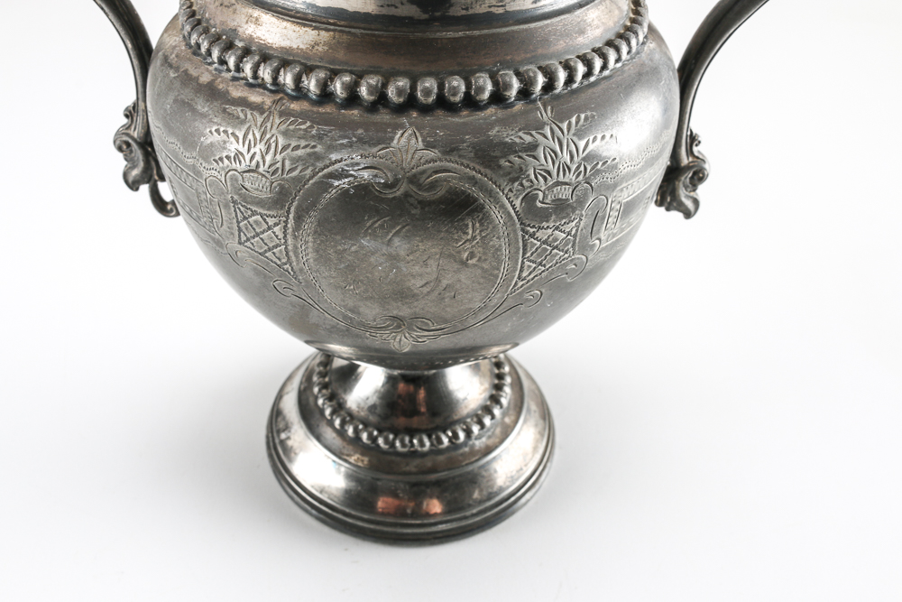 Four 1861 Silver Plate Ovington Brothers Vessels