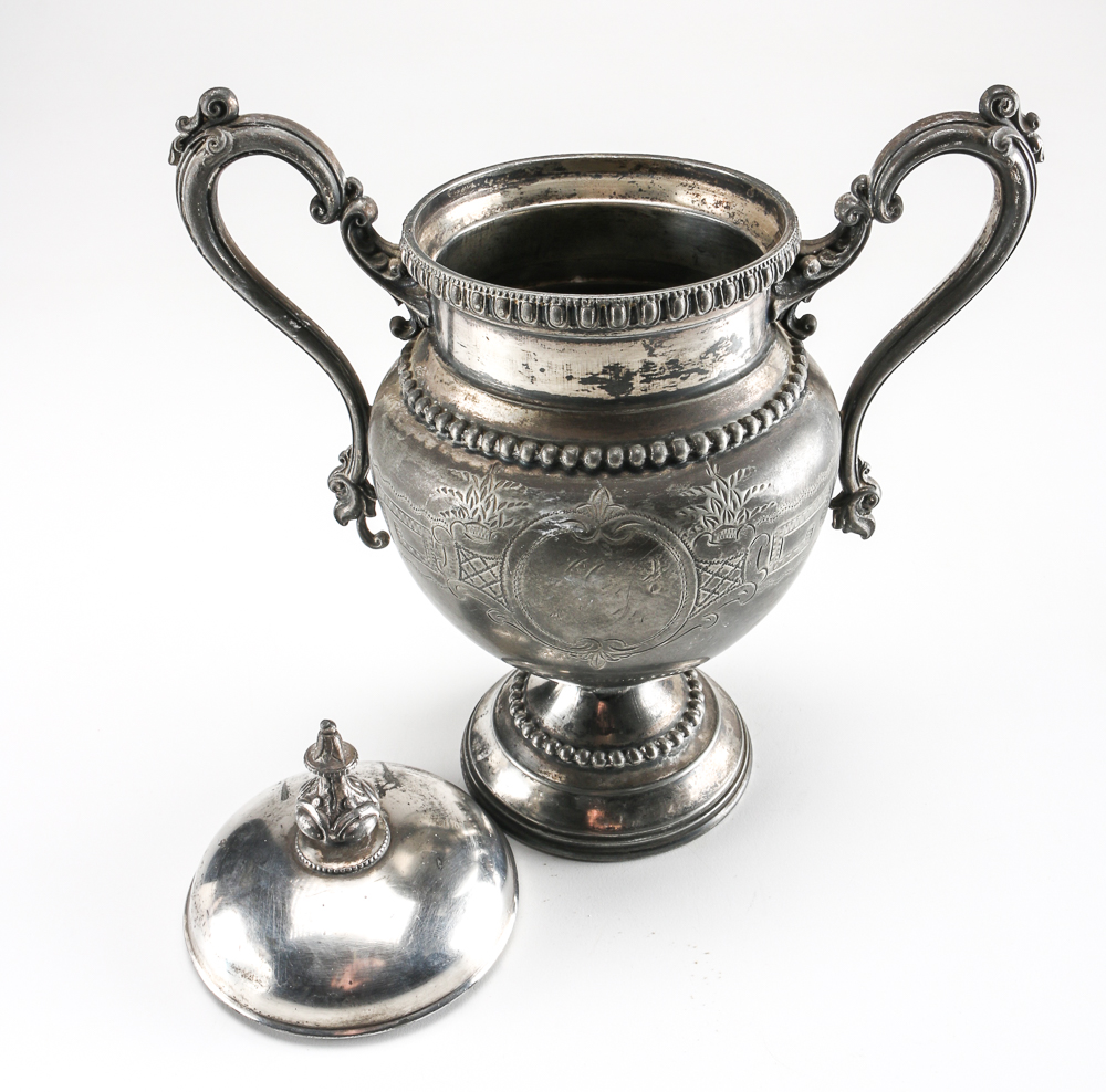 Four 1861 Silver Plate Ovington Brothers Vessels