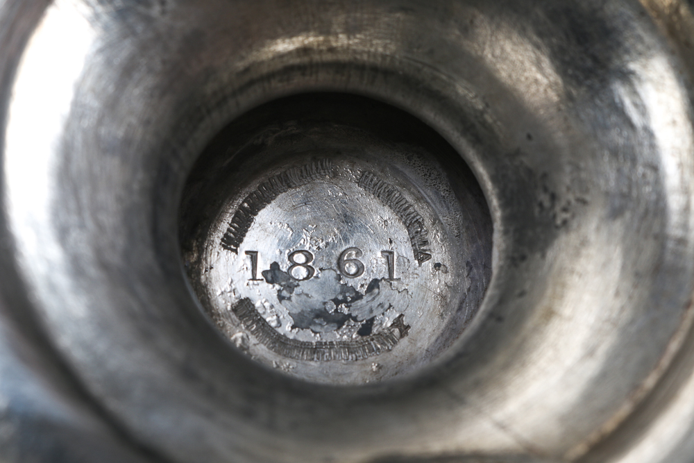 Four 1861 Silver Plate Ovington Brothers Vessels