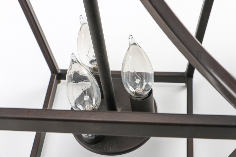 Pair Of Brown Pendant Lamps