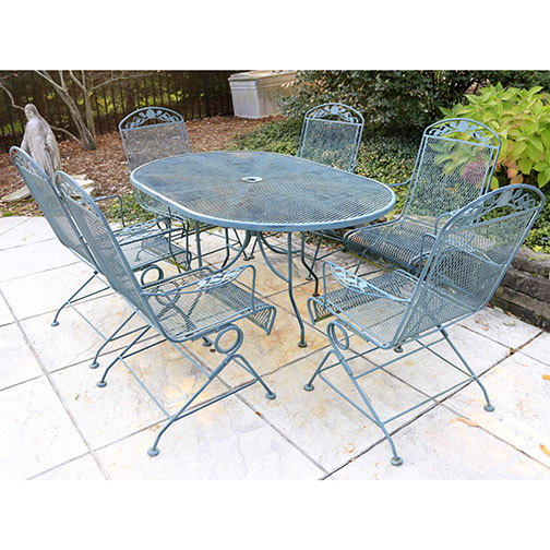 Wrought Iron Patio Table and Chairs