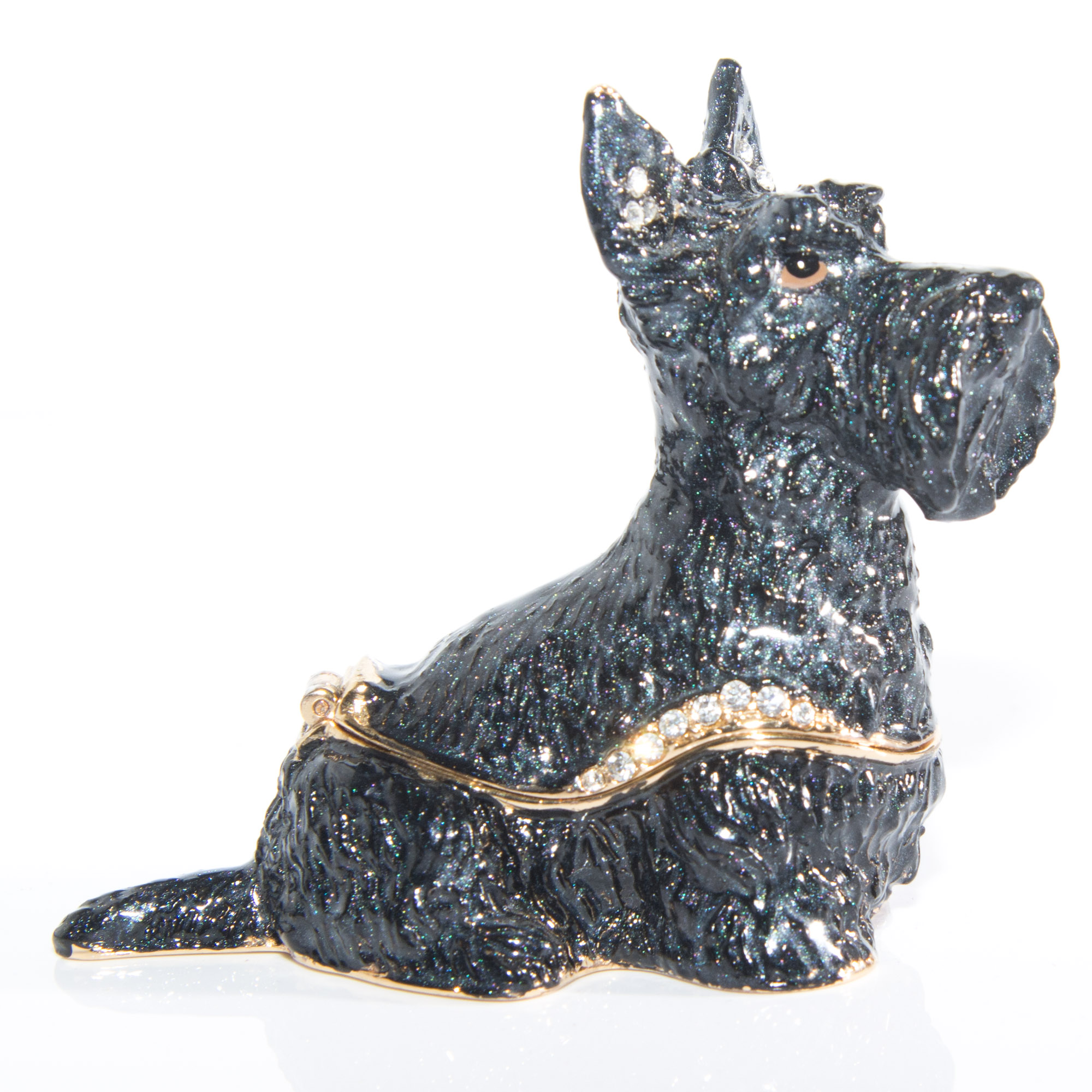 Kingspoint Designs "Smokey the Scottie" Trinket Box