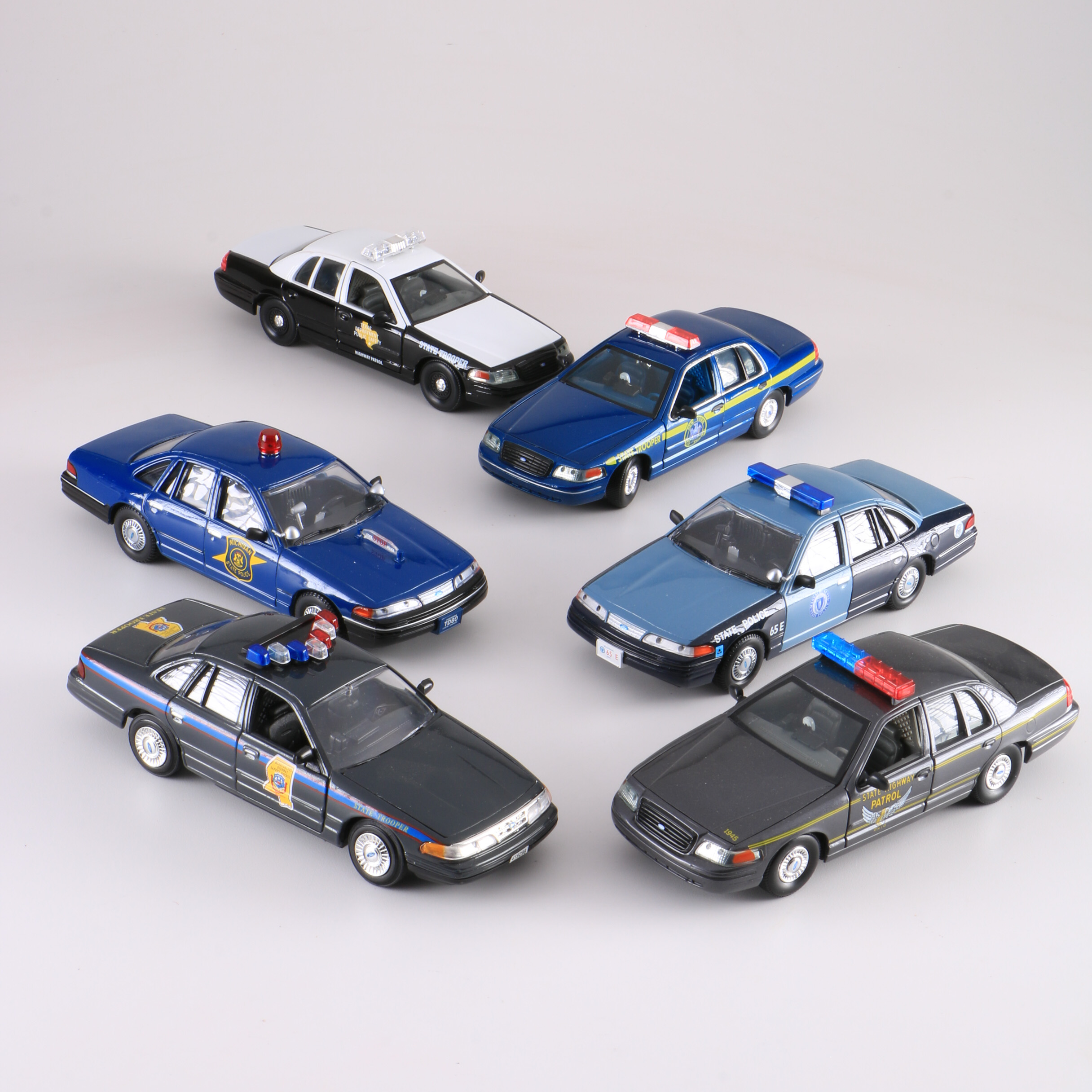 Collection of Ford Die-Cast Police Cars