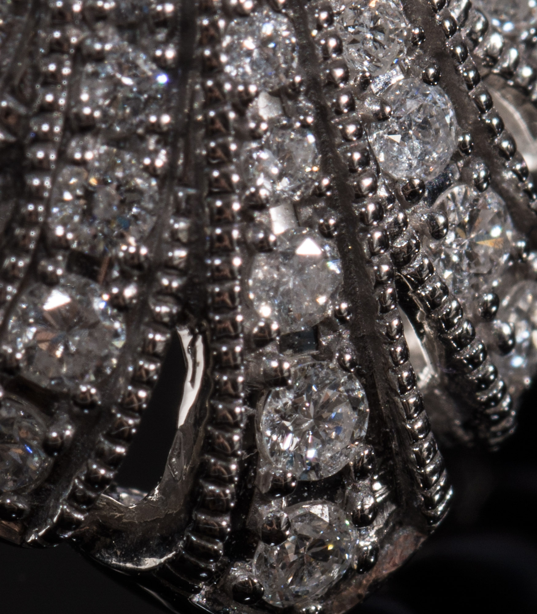 14K and 1.00 CTW Diamond Art Deco Ring