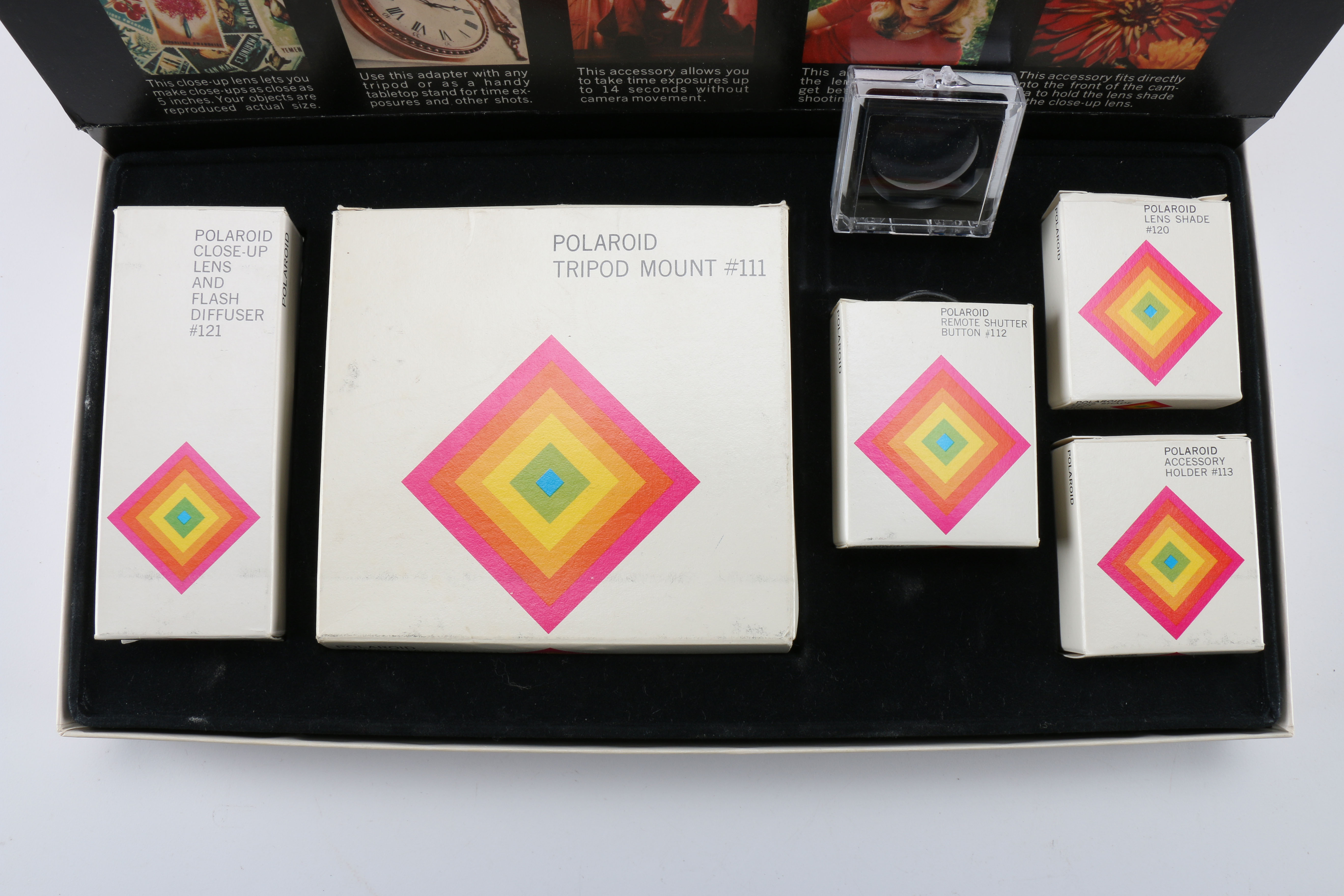 Polaroid SX-70 Land Camera With Accessories and Cases