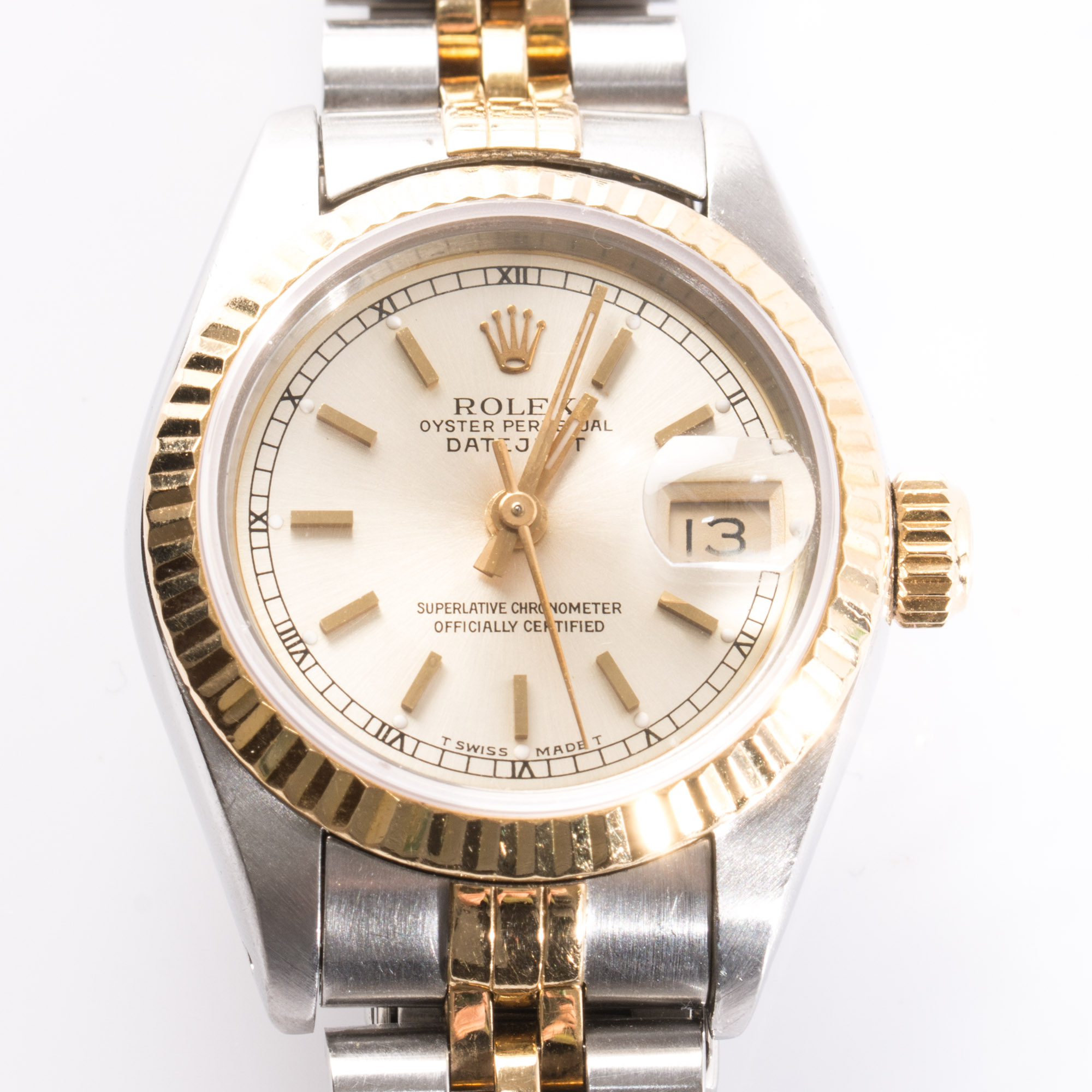 Women's 18K Rolex Oyster Perpetual Datejust Watch