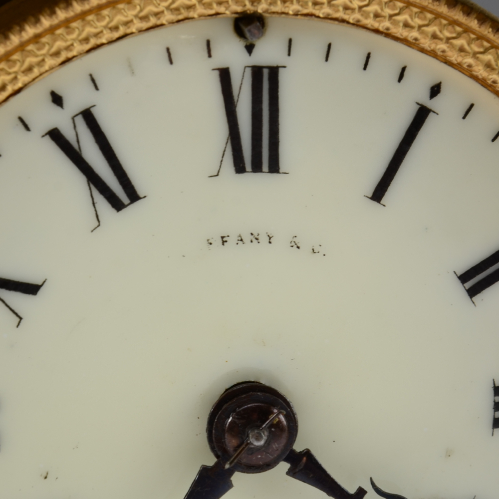 Tiffany & Co. French Crystal Regulator Style Mantle Clock