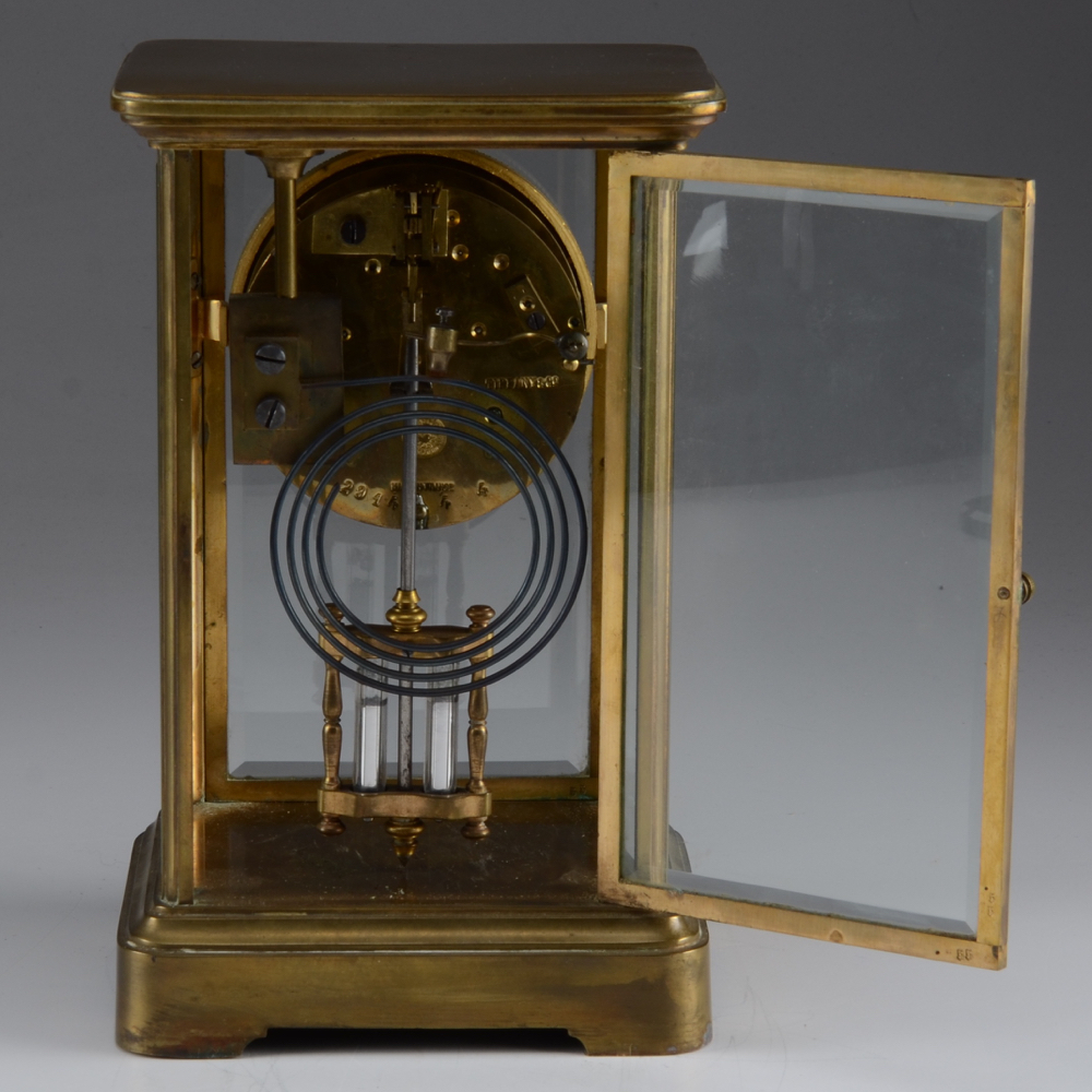 Tiffany & Co. French Crystal Regulator Style Mantle Clock