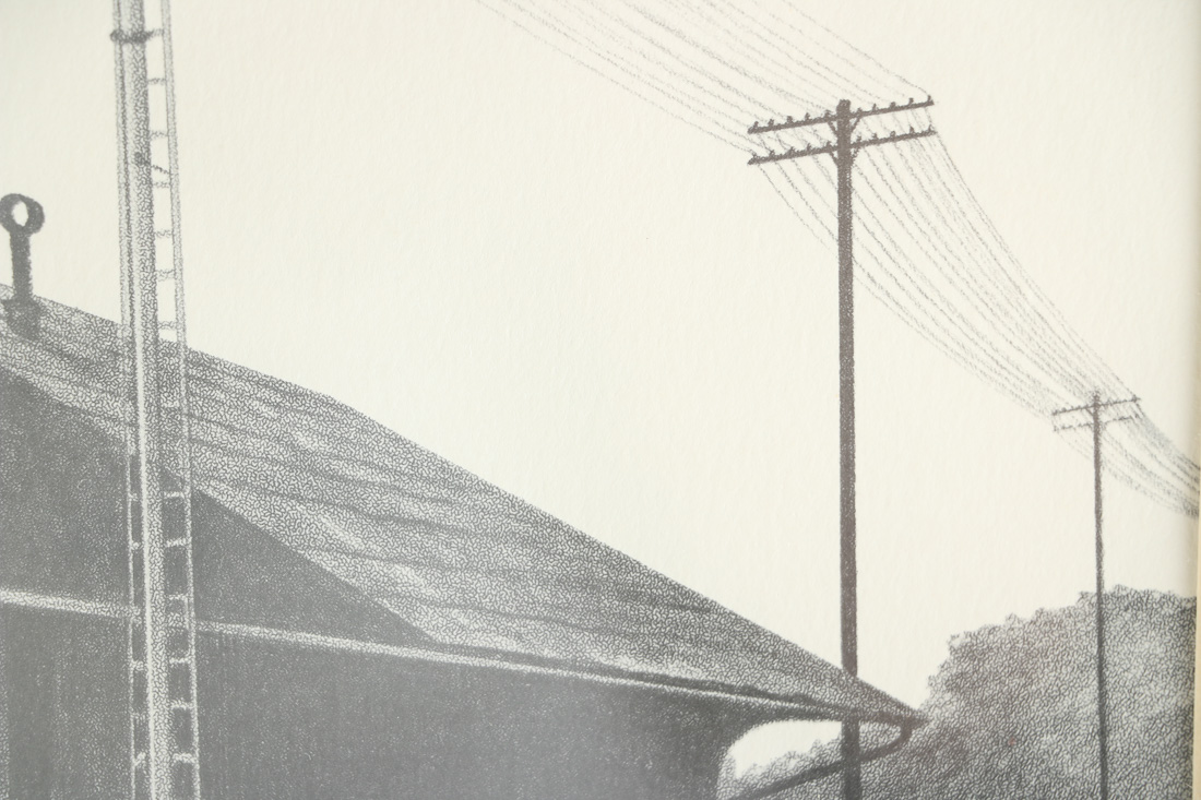 David L. Wallis Framed Offset Lithograph "Mt. Vernon"