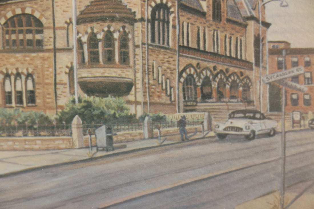 Evelyn Steinkuhl Signed Offset Lithographs of Evansville, Indiana