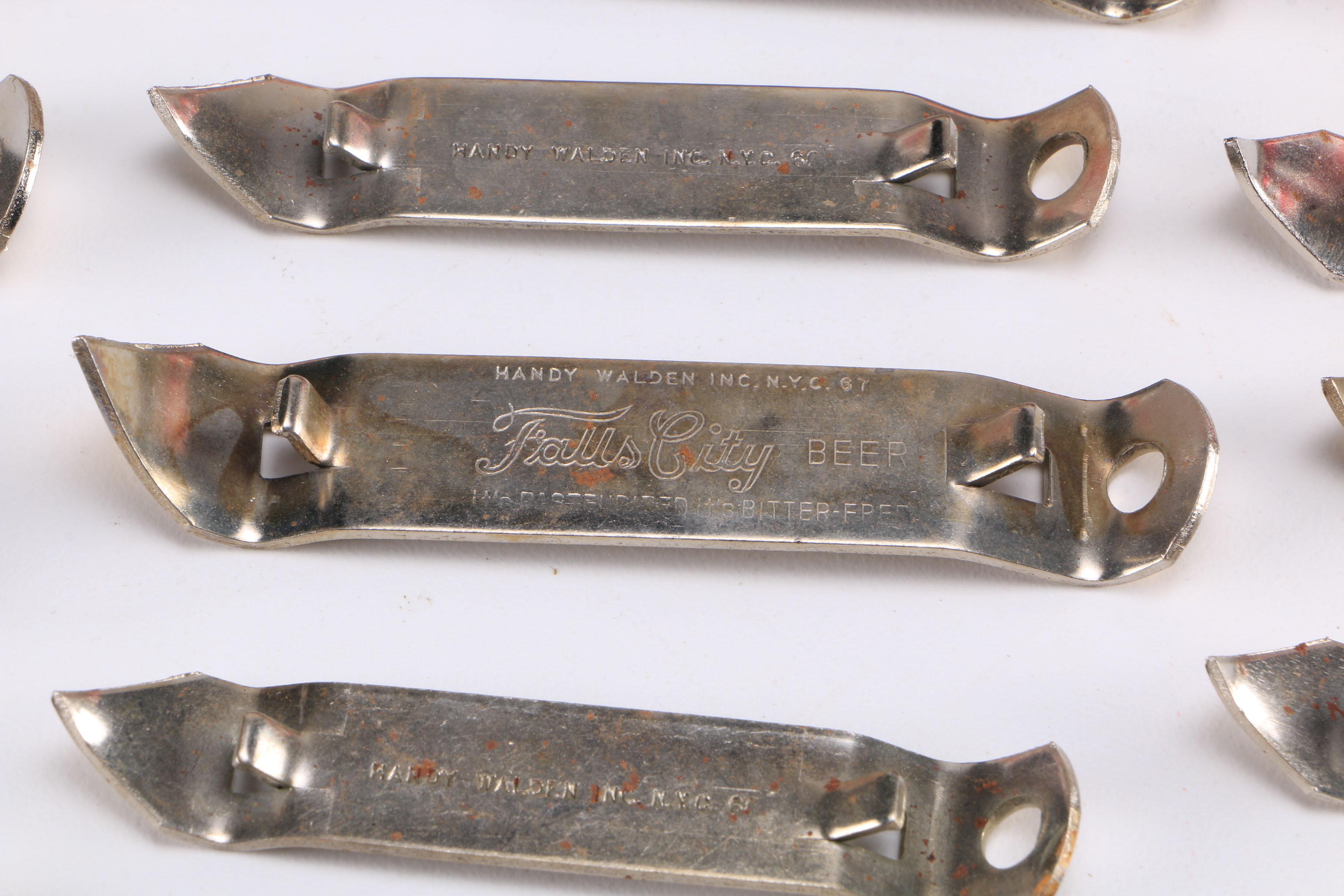 Large Collection of Vintage Beer Cans and Can Openers