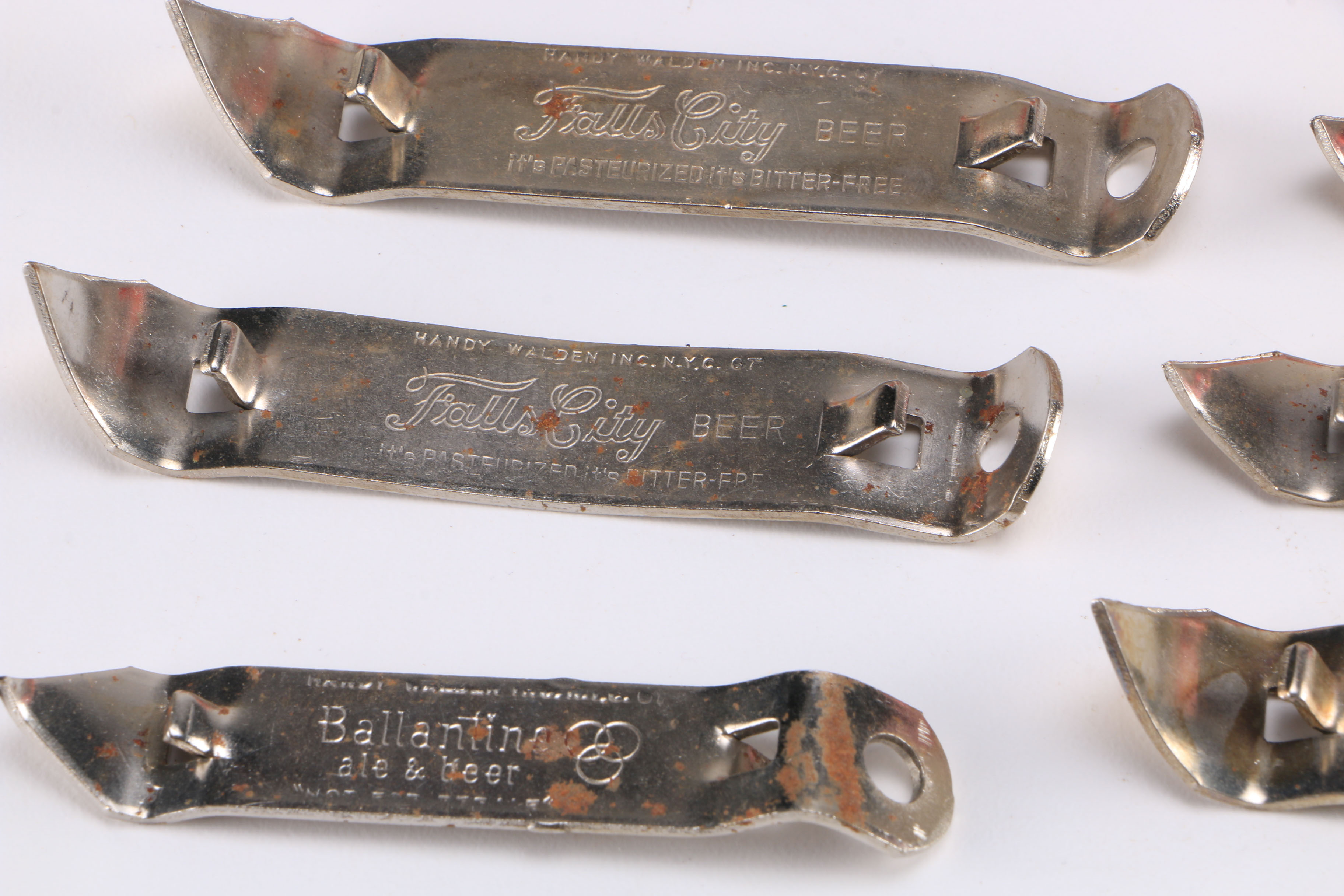 Large Collection of Vintage Beer Cans and Can Openers