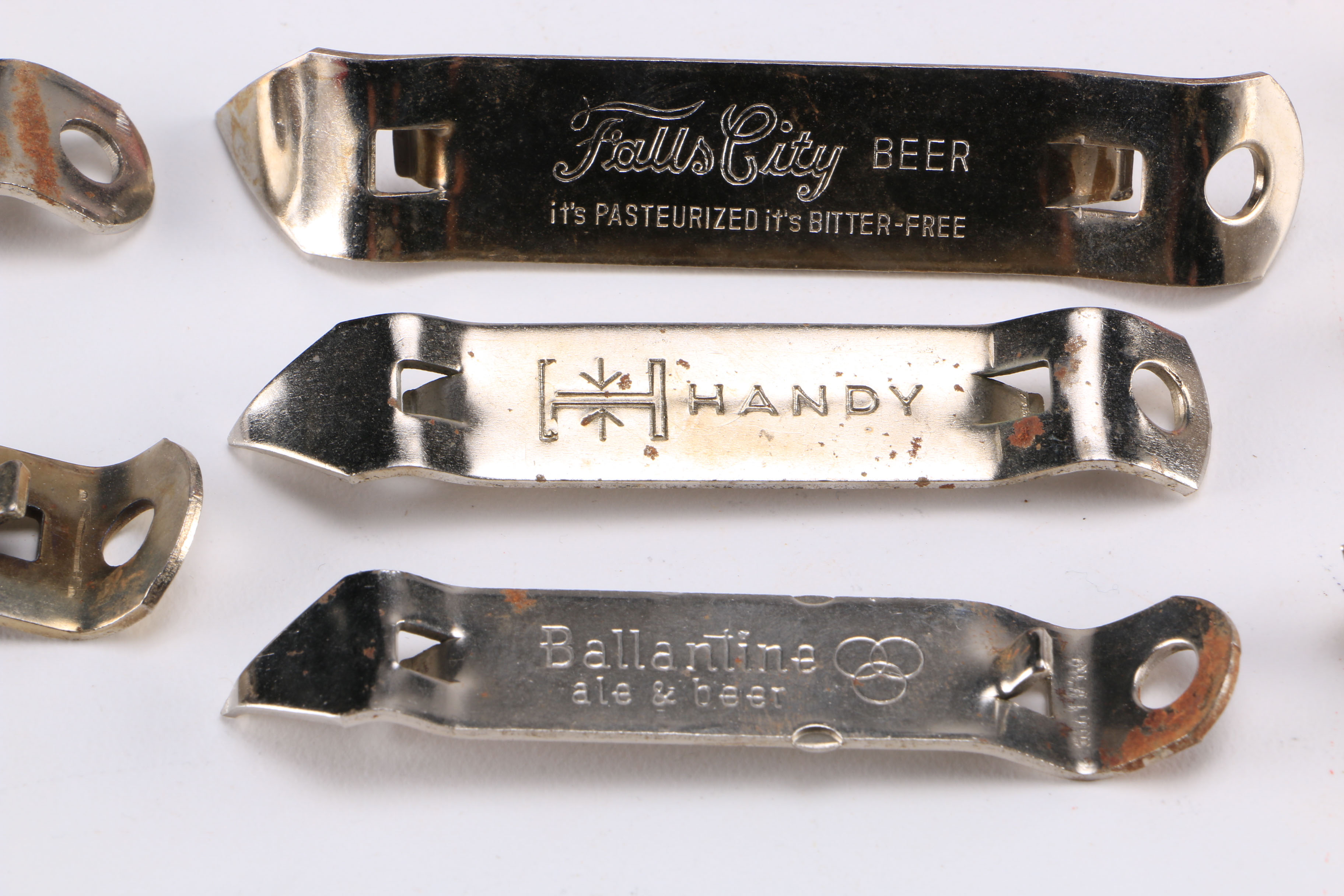 Large Collection of Vintage Beer Cans and Can Openers