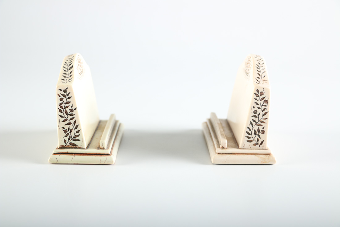 Ornate Ship Cardholder Set