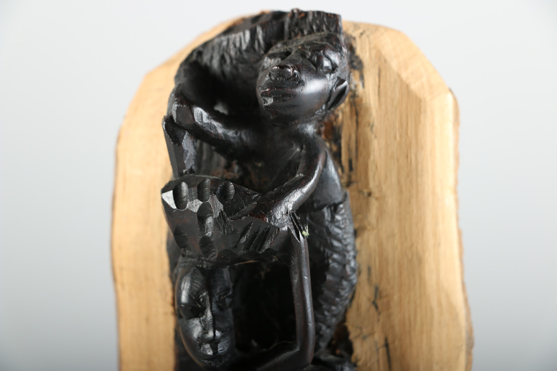 Wood Sculpture and Papier-Mâché Animals