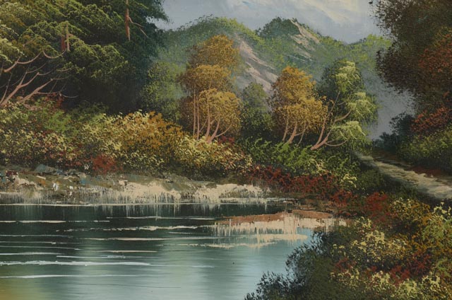 H. Blossom Original Oil Landscape on Canvas