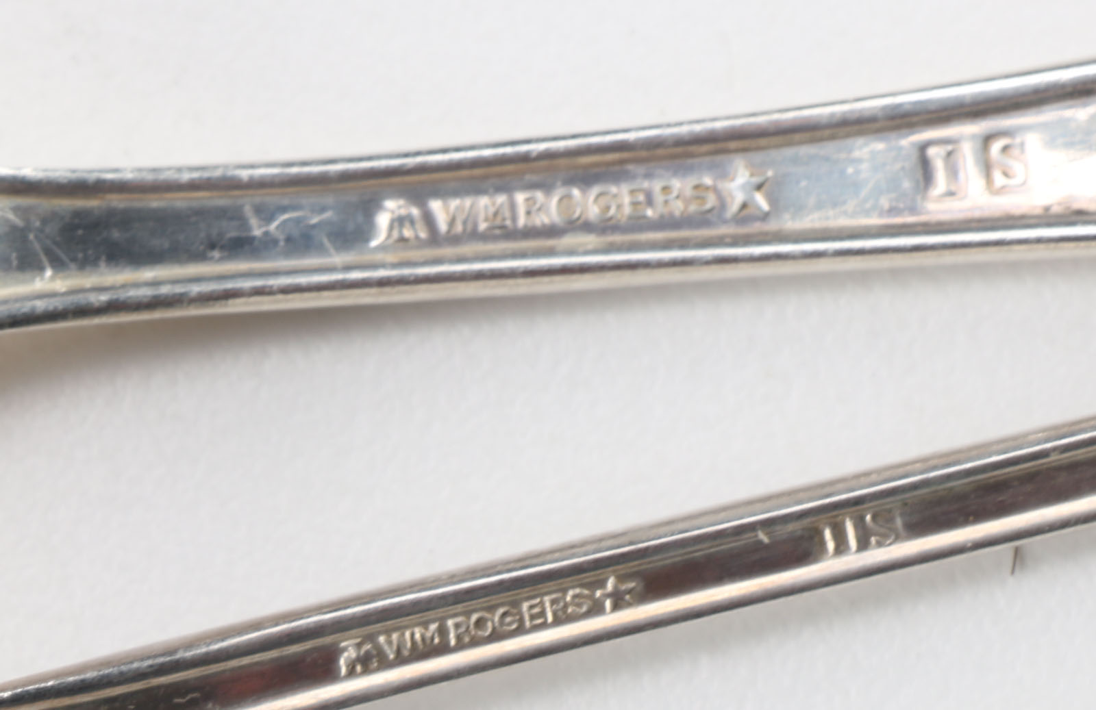 Wm. Rogers "Memory" Pattern Silver Plate Flatware with Stainless Steel Knife Blades