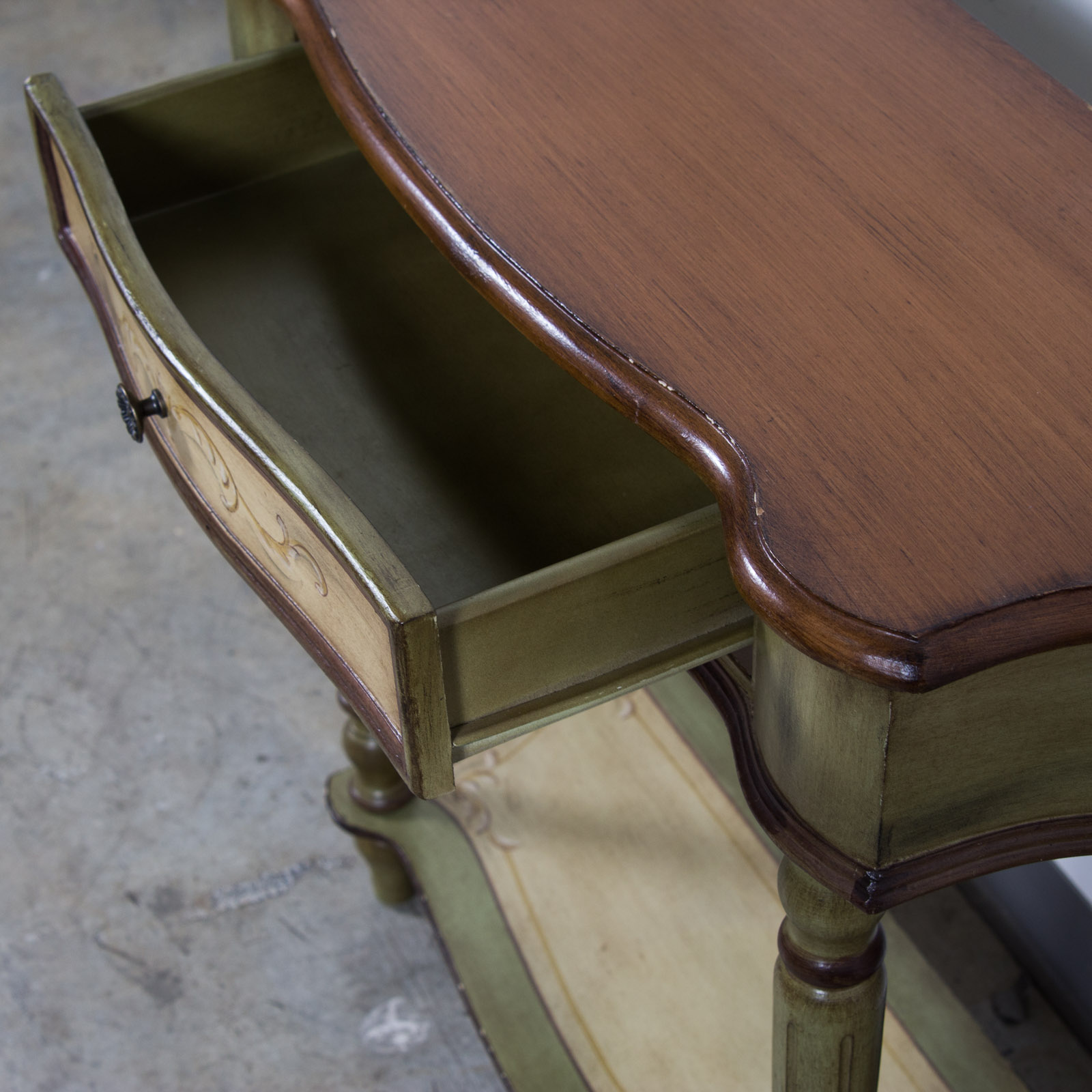 Decorative Half Round Side Table