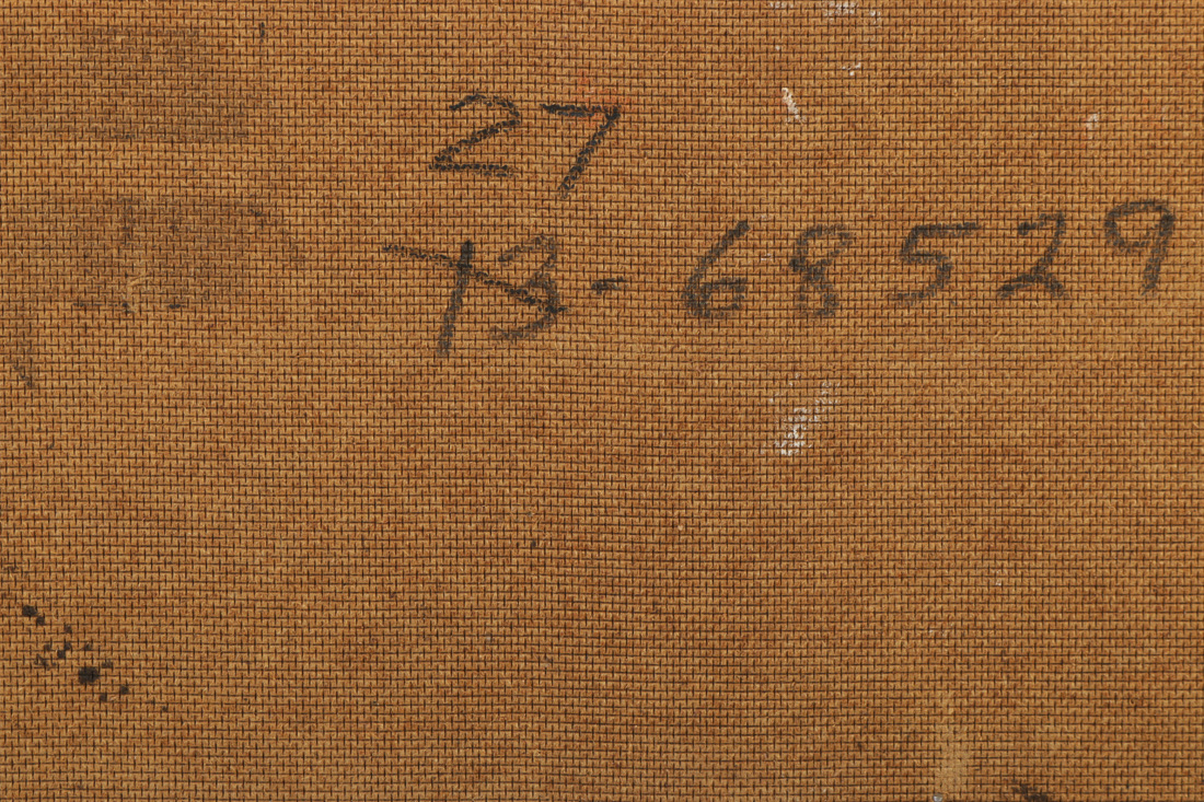 Riley Bertram Sgraffito Painting on Board "The Hinge"