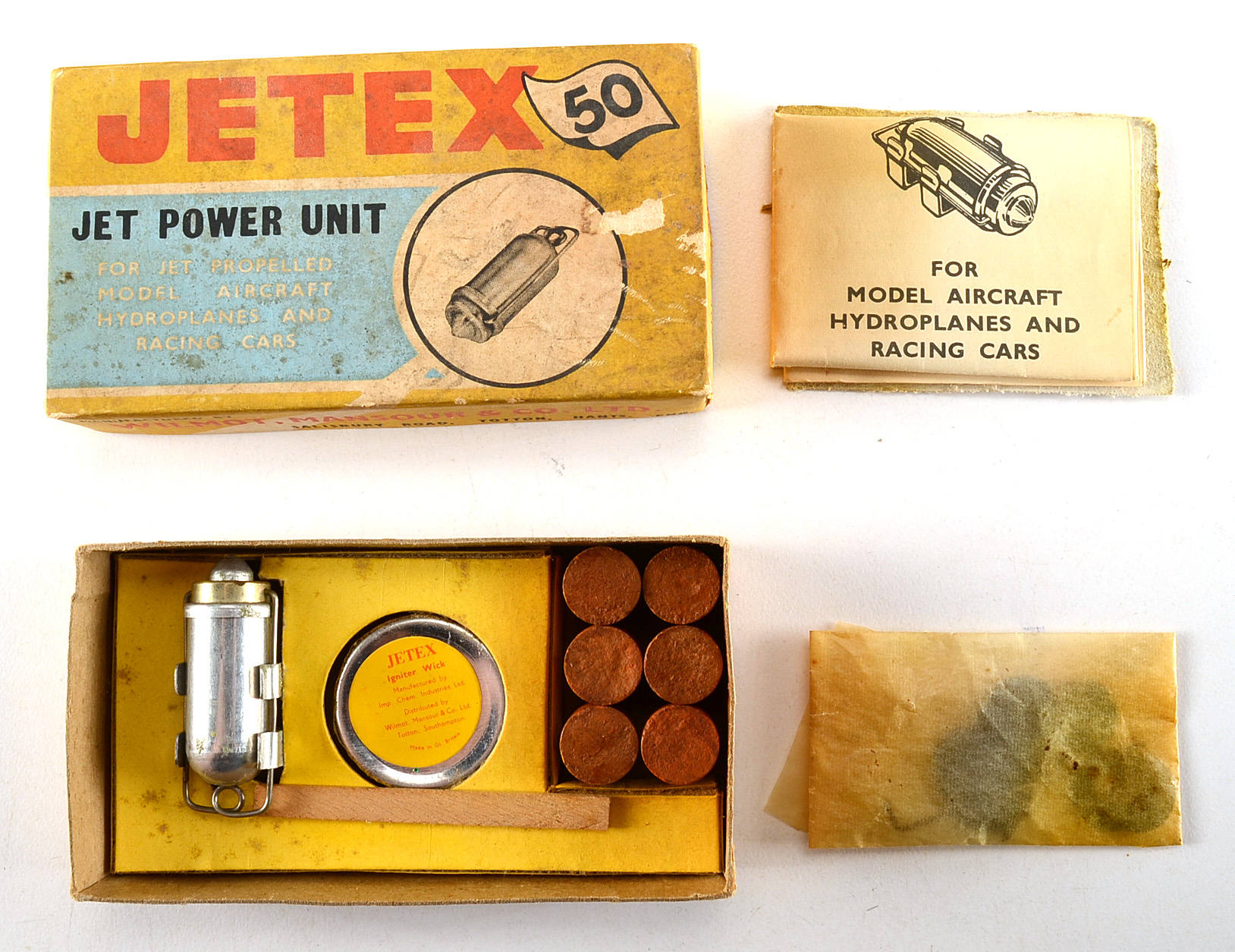 Johnnie Parsons' Indianapolis Automite Race Car with Jet Engine and Grandstand Model Kits