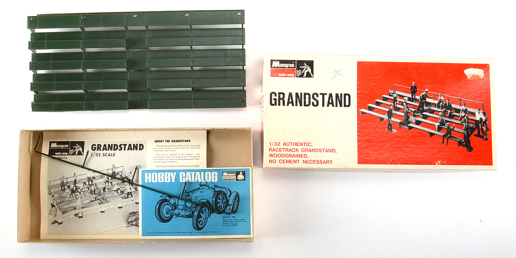 Johnnie Parsons' Indianapolis Automite Race Car with Jet Engine and Grandstand Model Kits