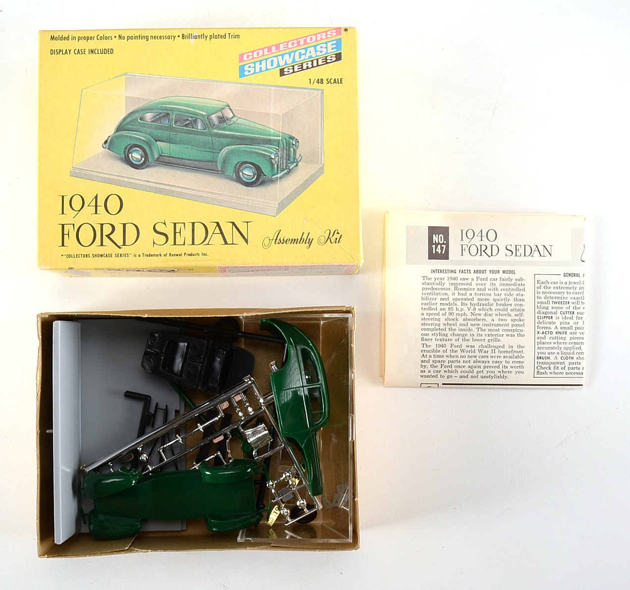 Four Vintage Model Car Kits