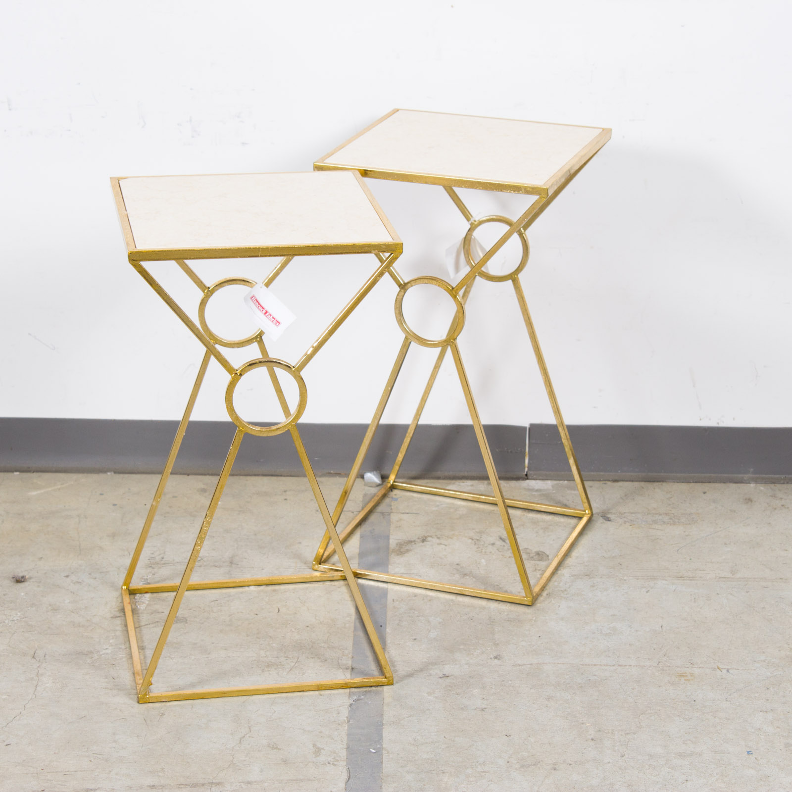 Marble Top Planter Stands