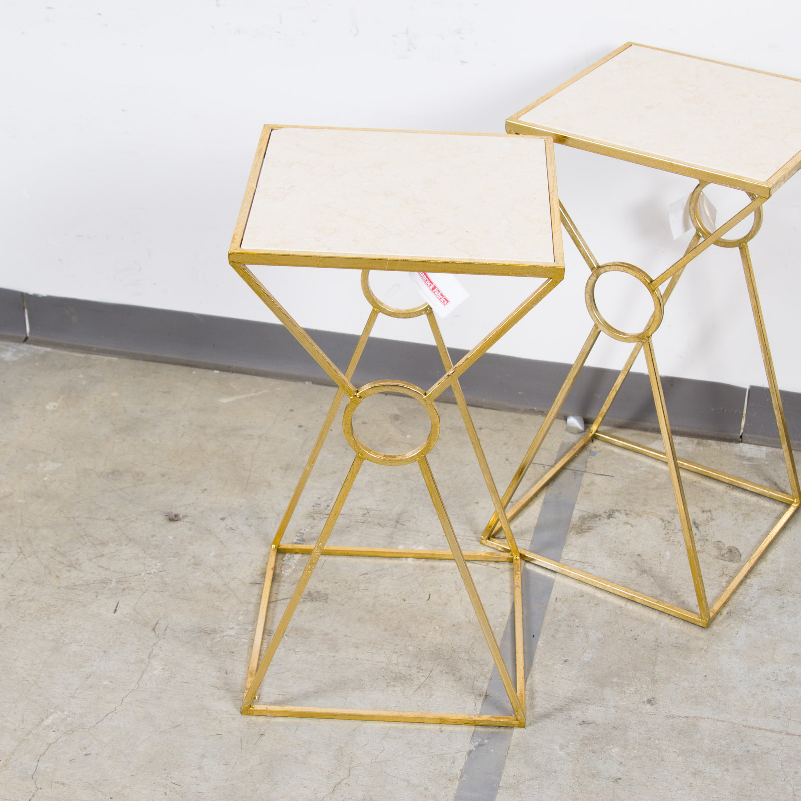 Marble Top Planter Stands