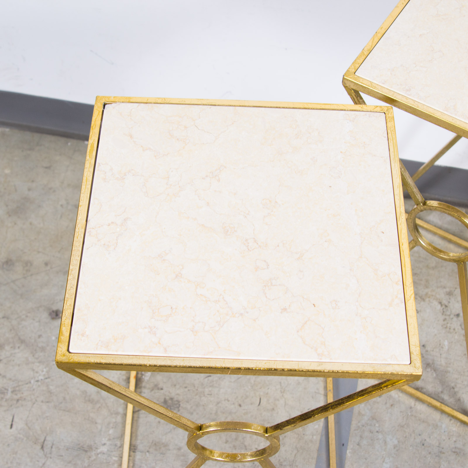 Marble Top Planter Stands