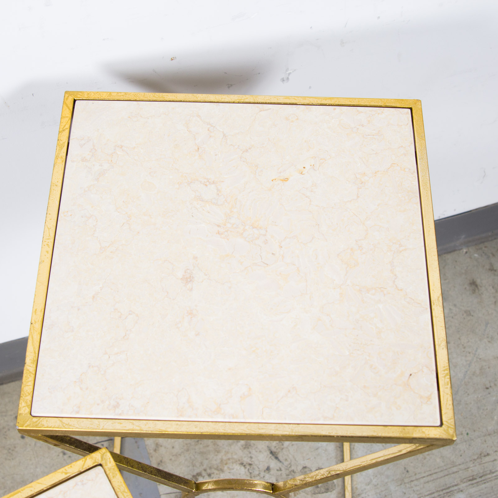 Marble Top Planter Stands