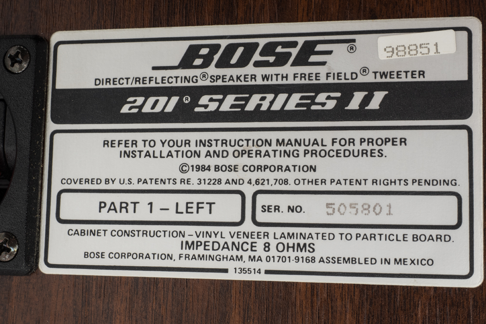 Bose 201 Series II Corner Speakers