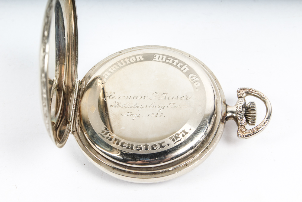 Hamilton 17 Jewel Grade 910 Pocket Watch
