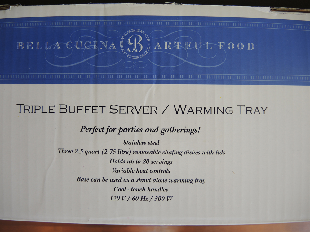 Bella Cucina Warming Buffet Server