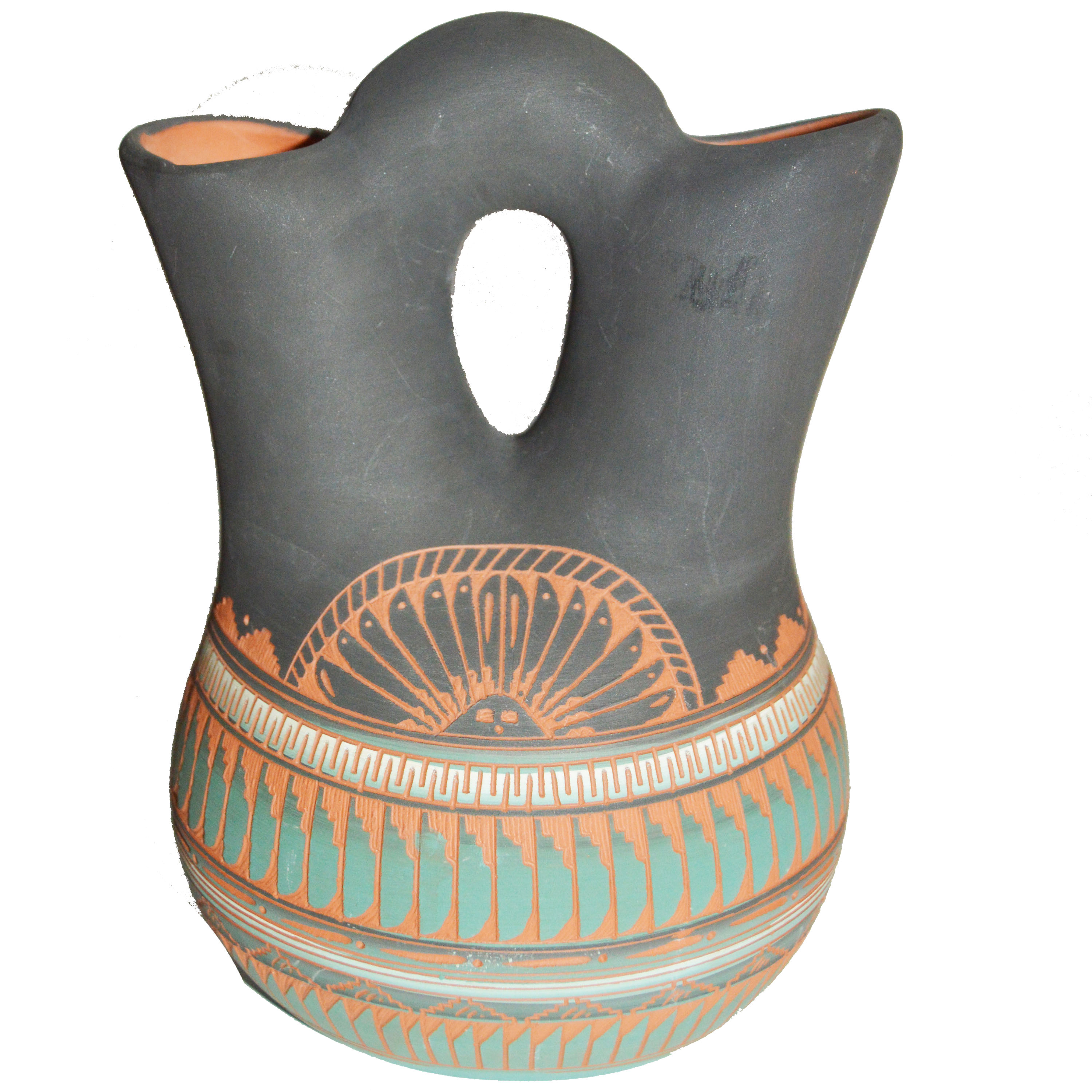 Navajo Pottery Wedding Vase