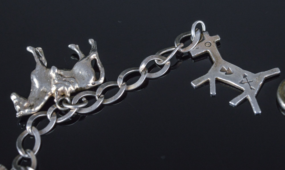 Sterling Silver Charm Bracelet