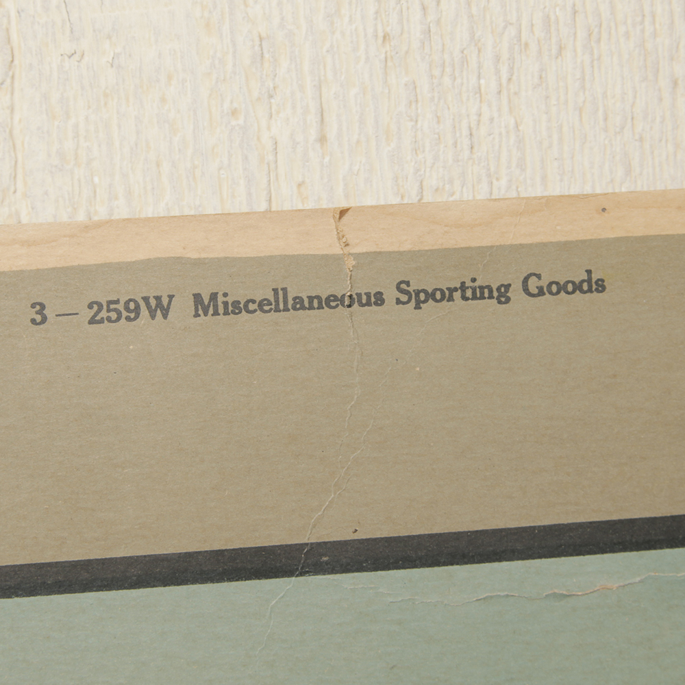 Vintage Two-Sided Winchester "Outdoor Exercise" Lithograph Store Display