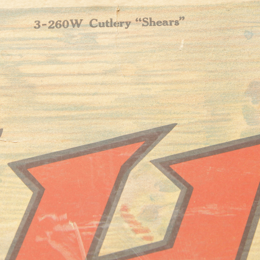 Vintage Two-Sided Winchester "Outdoor Exercise" Lithograph Store Display