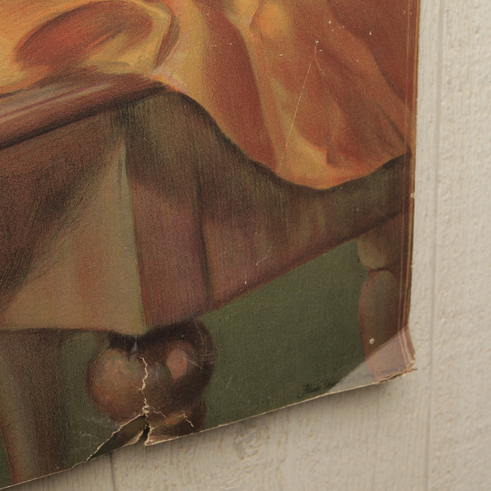 Vintage Two-Sided Winchester "Outdoor Exercise" Lithograph Store Display